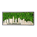 Los Angeles Moss City Metal Wall Art Small Green Iron