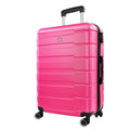 Luggage Sets 2 Piece, 20 inch 24 inch Carry on Luggage rose red-abs