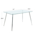 Modern Kitchen Glass dining table 51