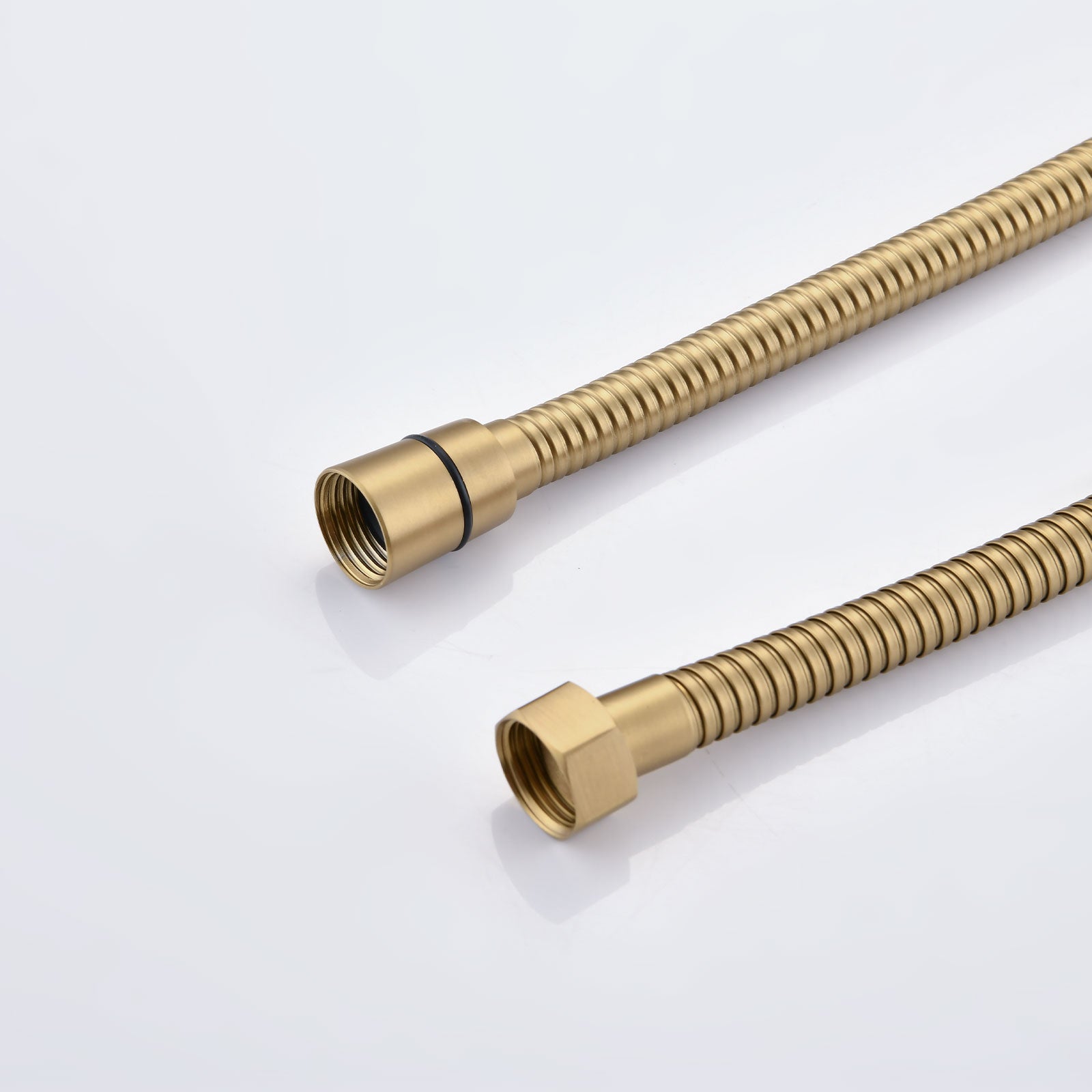 Single Handle 4 Spray Patterns Bathroom Rain Shower Faucet With Body Jet Handshower In Brushed Gold Valve Included Brushed Gold Brass