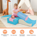 Colorful Soft Climb And Crawl Foam Playset 6 In 1, Soft Play Equipment Climb And Crawl Playground For Kids,Kids Crawling And Climbing Indoor Active Play Structure Colorful Foam