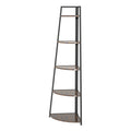 Corner Shelf, 5 Tier Corner Bookshelf, 70