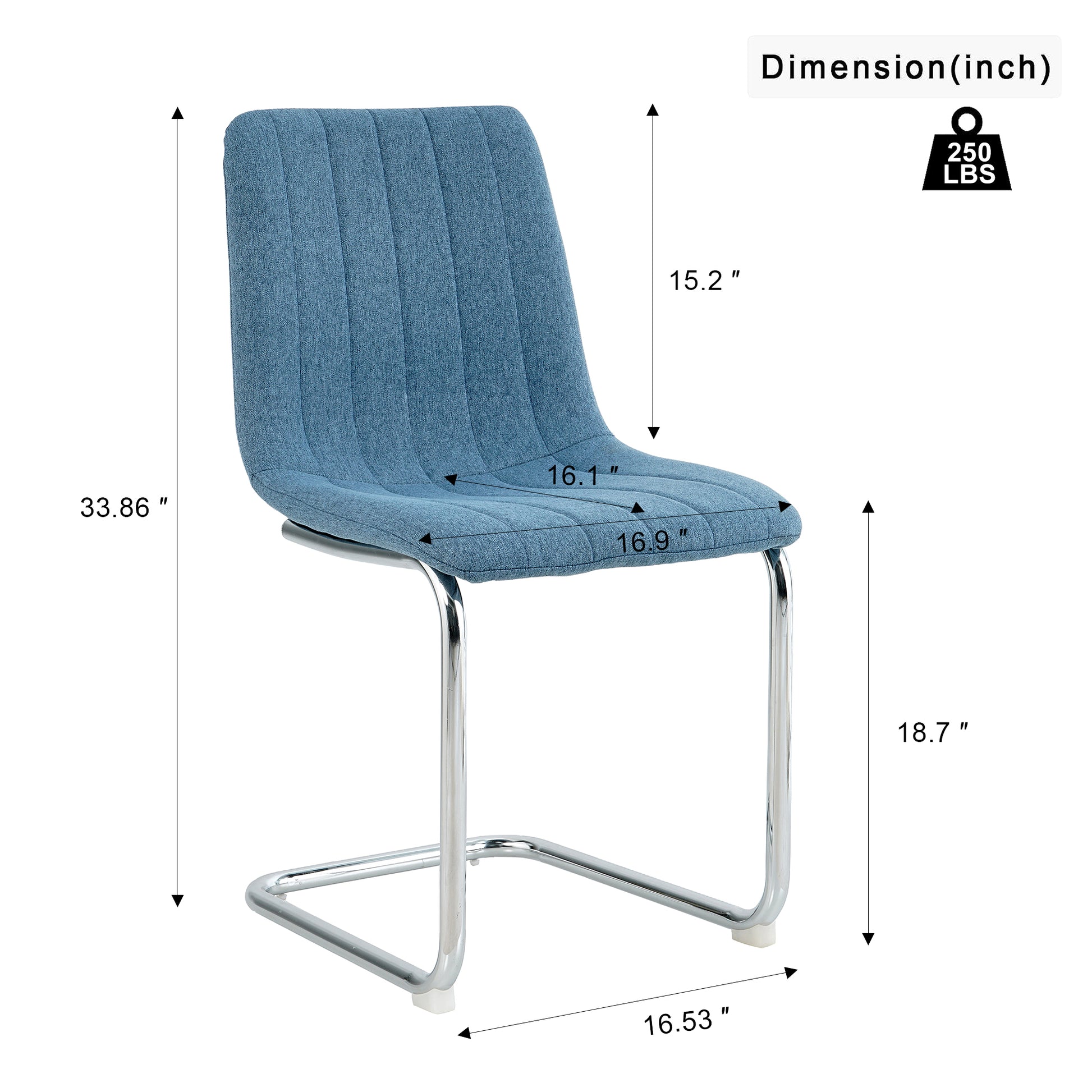 Modern Simple Light Luxury Dining Blue Chair Home Bedroom Stool Back Student Desk Chair Metal Leg Silver Bow Chairs Set Of 4 Blue Foam Metal