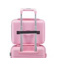 Luggage Sets 4 Piece 14 20 24 28 Pp Lightweight & Durable Expandable Suitcase Pink Polypropylene