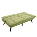 United We Win Furniture,Bedroom Furniture,Living Room Furniture,Sofa With Thick Cushion,Sofa Bed,Sleeper Sofa With Metal Feet. Green Linen 2 Seat