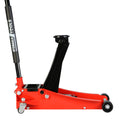 2.5 Ton Low Profile Floor Jack,Steel Racing Floor Jack black+red-steel