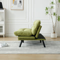 United We Win Furniture,Bedroom Furniture,Living Room Furniture,Sofa With Thick Cushion,Sofa Bed,Sleeper Sofa With Metal Feet. Green Linen 2 Seat