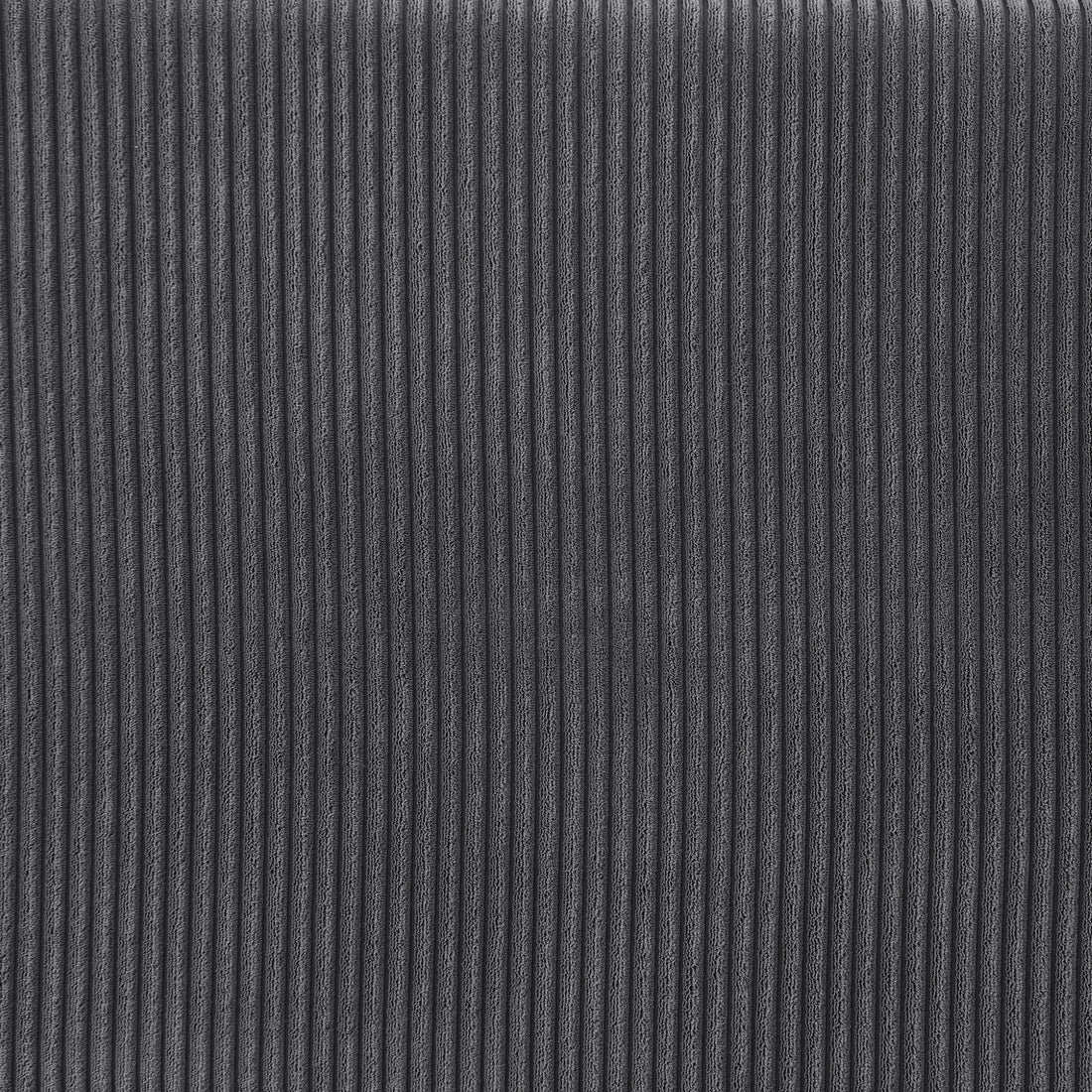 Duke 4 Piece Upholstered Sectional Dark Gray Foam Corduroy