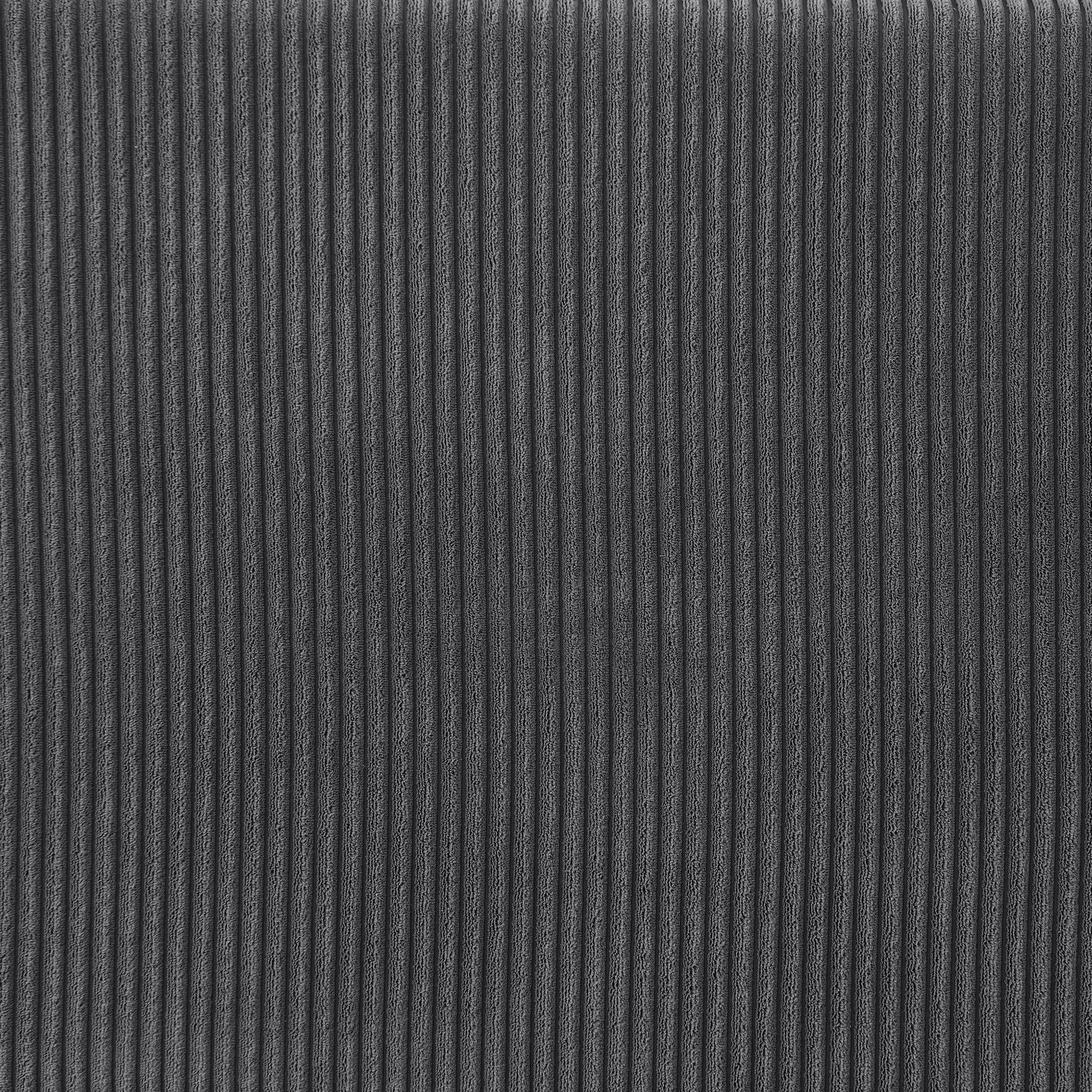 Duke 4 Piece Upholstered Sectional Dark Gray Foam Corduroy