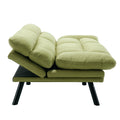 United We Win Furniture,Bedroom Furniture,Living Room Furniture,Sofa With Thick Cushion,Sofa Bed,Sleeper Sofa With Metal Feet. Green Linen 2 Seat