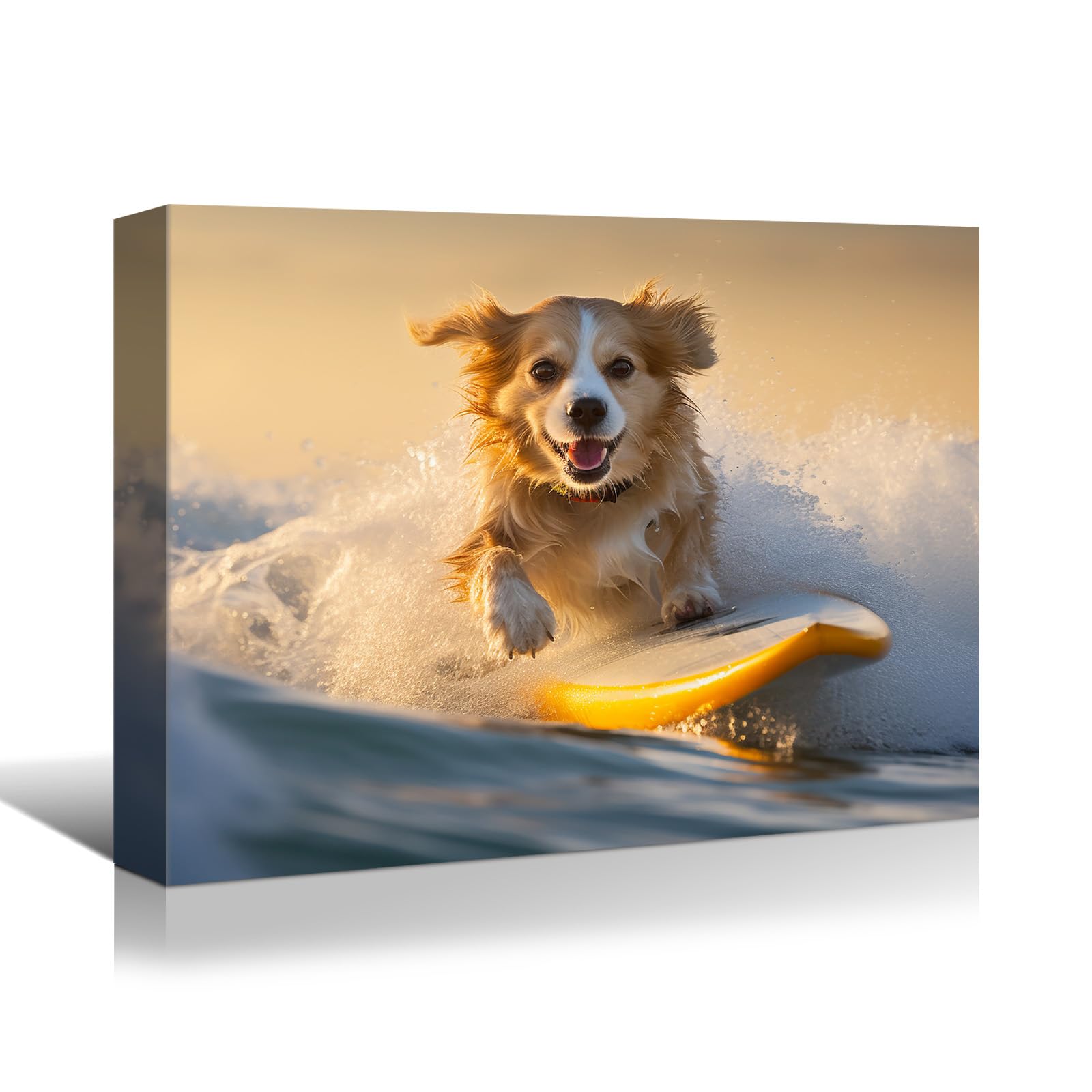 Customize Canvas Prints With Your Photo Canvas Wall Art Personalized Canvas Picture, Customized To Any Style, Us Factory ,Gifts For Family, Wedding, Friends, Home Decoration,Pet Animal Wrapped Canvas Colorful Oversized 41In Painting Prints And Posters