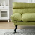 United We Win Furniture,Bedroom Furniture,Living Room Furniture,Sofa With Thick Cushion,Sofa Bed,Sleeper Sofa With Metal Feet. Green Linen 2 Seat