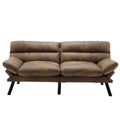 United We Win Furniture,Bedroom Furniture,Living Room Furniture,Sofa With Thick Cushion,Sofa Bed,Sleeper Sofa With Metal Feet. Coffee Microsuede 2 Seat