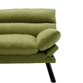 United We Win Furniture,Bedroom Furniture,Living Room Furniture,Sofa With Thick Cushion,Sofa Bed,Sleeper Sofa With Metal Feet. Green Linen 2 Seat