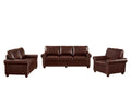 Living Room Sofa With Storage Sofa 1 2 3 Sectional Burdy Faux Leather Burgundy Foam Pu Leather 6 Seat