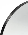 Black 20x30 INCH Metal Arch Barhroom mirror black-classic-mdf+glass-aluminium alloy