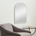 Silver 20x30 INCH Metal Arch Barhroom mirror silver-classic-mdf+glass-aluminium alloy