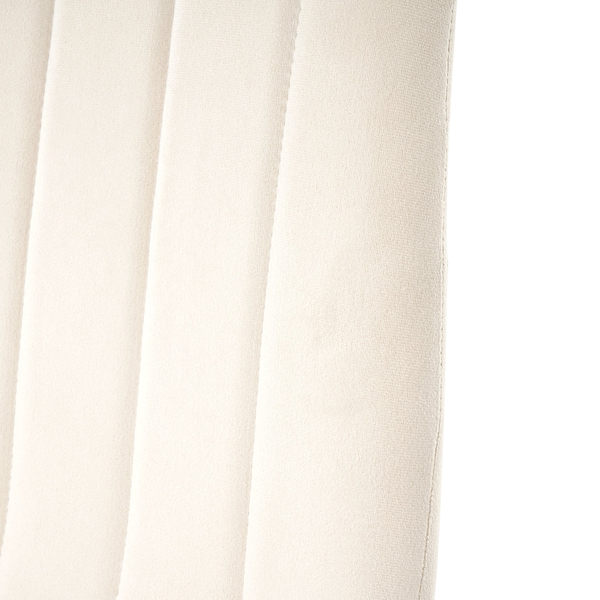 Indoor Velvet Dining Chair, Modern Dining Kitchen Chair With Cushion Seat Back Black Coated Metal Legs Upholstered Side Chair For Home Kitchen Restaurant And Living Room Set Of 4 Cream Color Metal