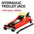 Floor Jack, 2 Ton Low Profile Floor Jack, Heav yDuty black+red-steel