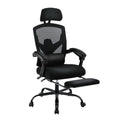 Sweetcrispy Mesh High Back Ergonomic Office Chair Lumbar Support Pillow Computer Desk Chair Black Nylon Mesh