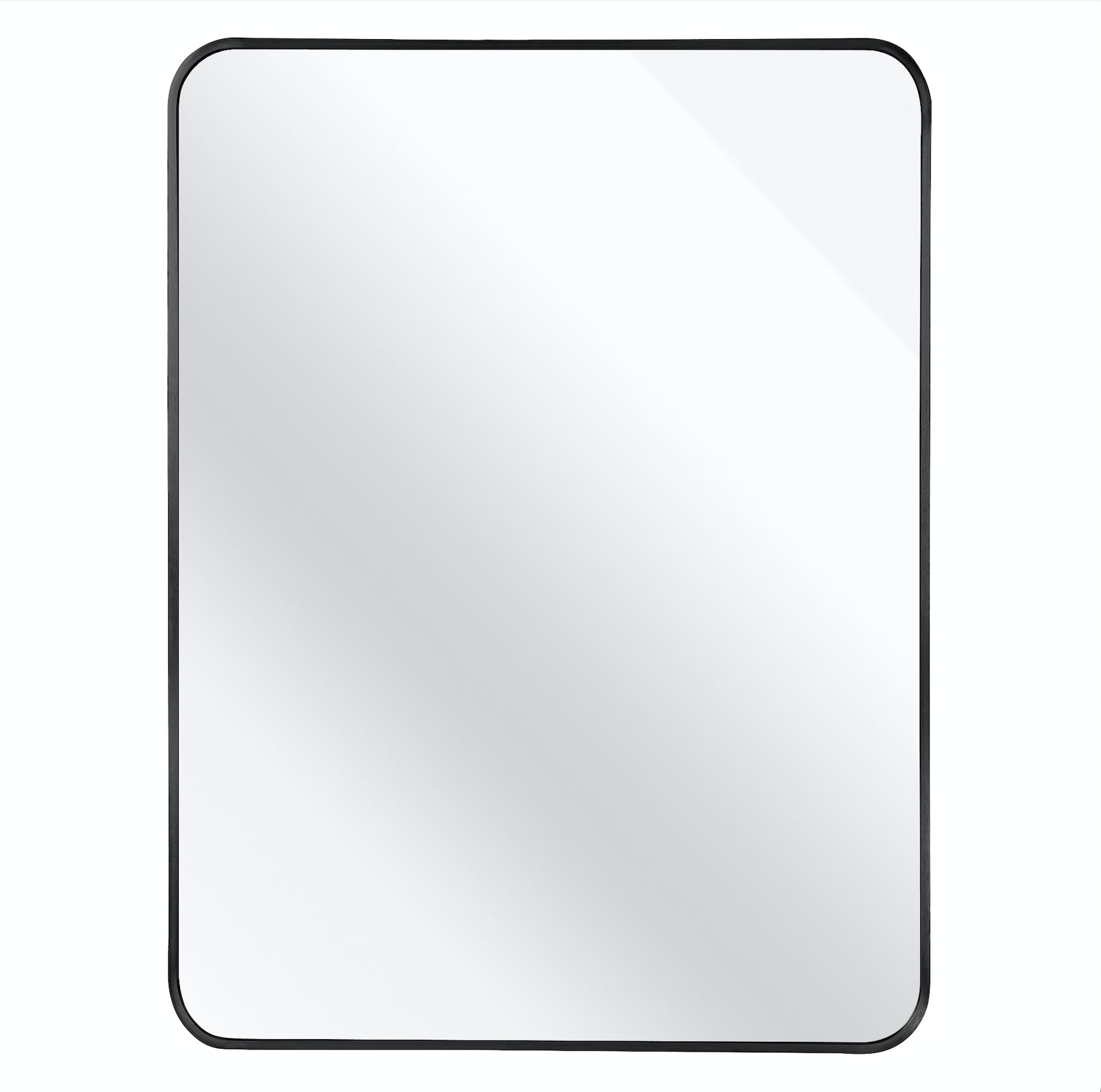 Black 30 "X40" Rectangular Bathroom Wall Mirror -