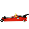 Floor Jack, 2 Ton Low Profile Floor Jack, Heav yDuty black+red-steel