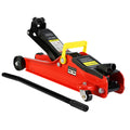 Floor Jack, 2 Ton Low Profile Floor Jack, Heav yDuty black+red-steel