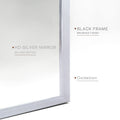 Silver 20x30 INCH Metal Arch Barhroom mirror silver-classic-mdf+glass-aluminium alloy