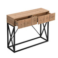 43.31'' Luxury Wood Sofa Table, Industrial