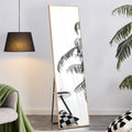 The3Rd Generation Packaging Upgrade Includes A Light Oak Solid Wood Frame Full Length Mirror, Dressing Mirror, Bedroom Entrance, Decorative Mirror, Clothing Store, And Floor Mounted Mirror. 60