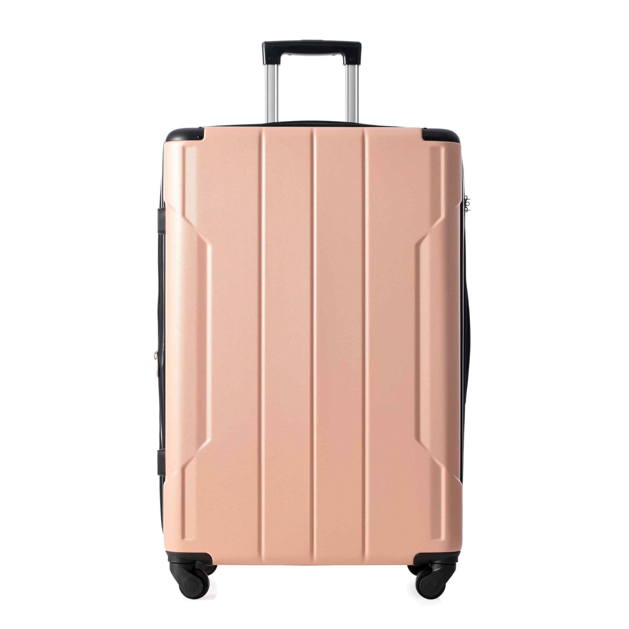 Hardshell Luggage Spinner Suitcase with TSA Lock pink-abs