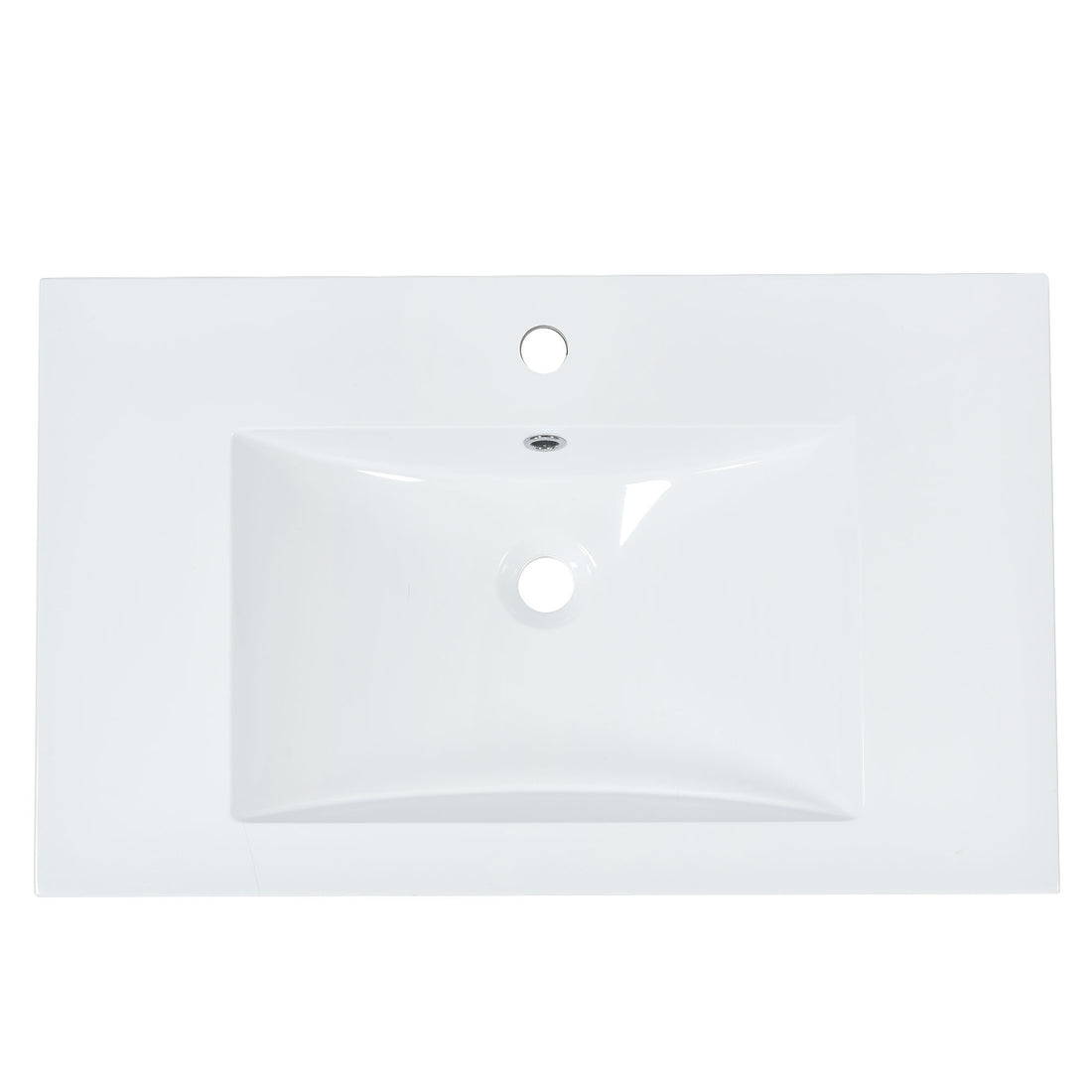 Sink Only 30" Bathroom vanity white-resin