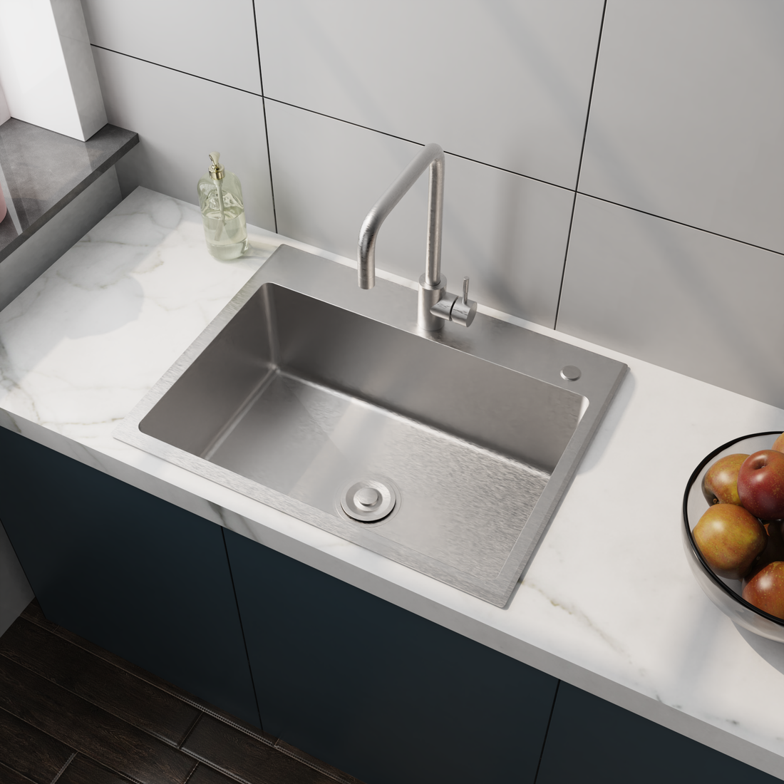 24In Stainless Steel Washing Sink W Faucet Hoses And Drain Head Only Update Silver Stainless Steel Stainless Steel