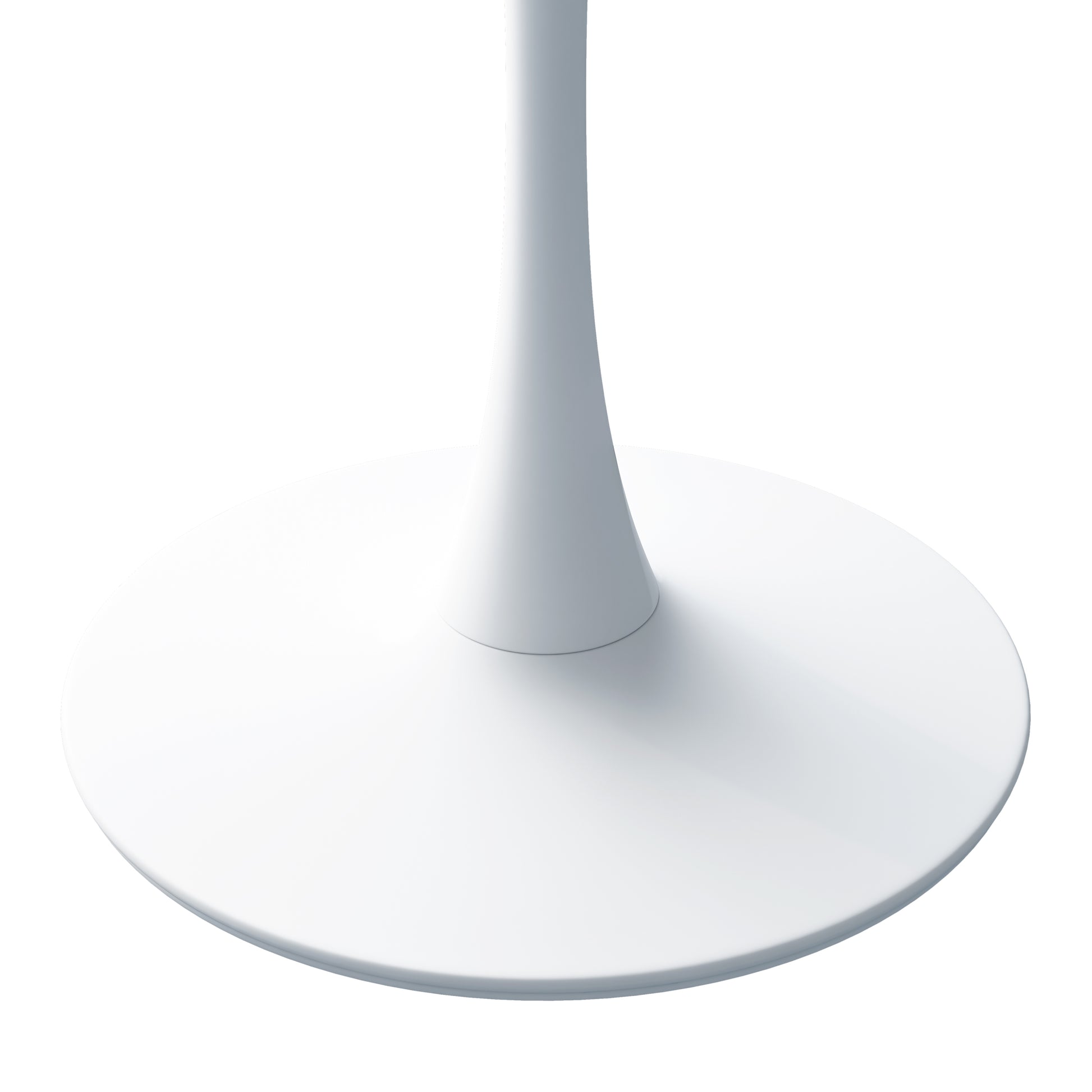 31.50"Modern Octagonal Coffee Table With Printed White Marble Table Top,Metal Base, For Dining Room, Kitchen, Living Room White Marble Mdf