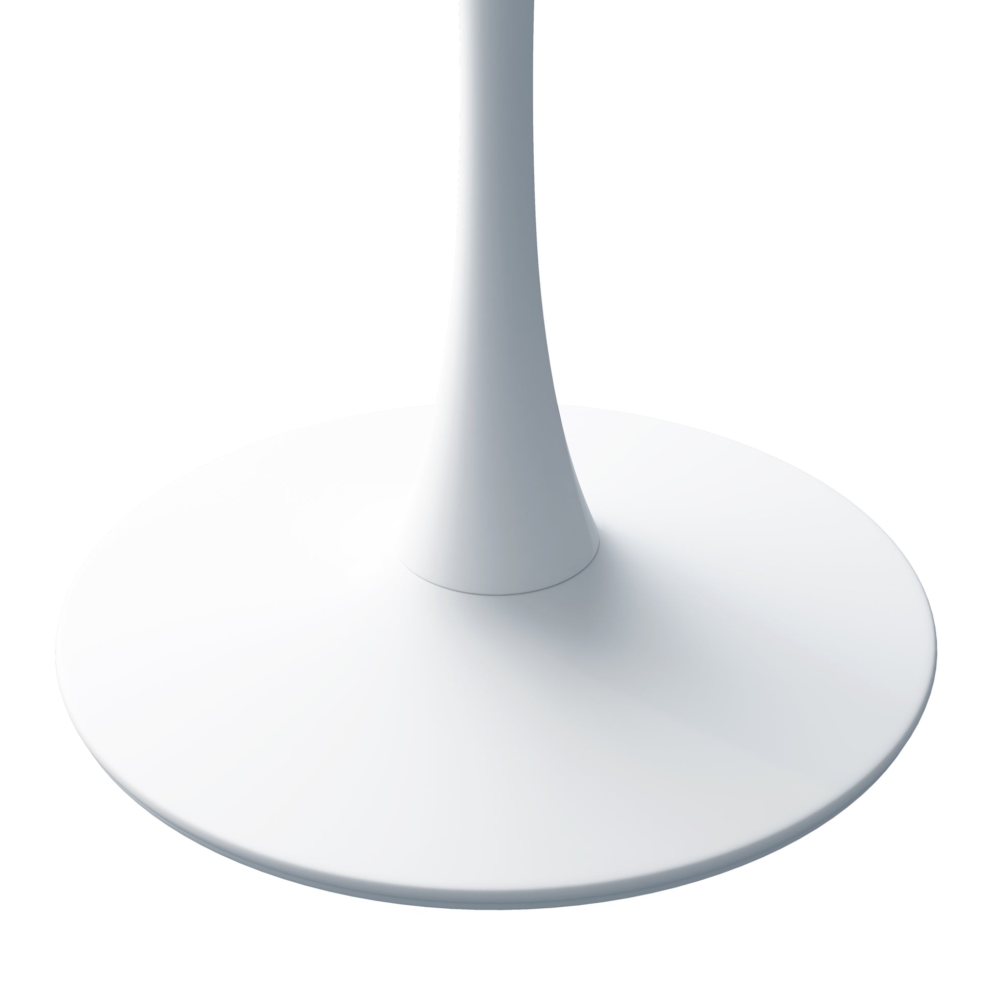 31.50"Modern Octagonal Coffee Table With Mdf Table Top,Metal Base, For Dining Room, Kitchen, Living Room,White White Mdf