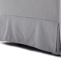 2 Seat Module Sectional Sofa Couch With 2 Ottoman,Seat Cushion And Back Cushion Removable And Washable,Light Grey Light Grey Wood Primary Living Space Soft Modern Rubberwood Foam Linen 2 Seat