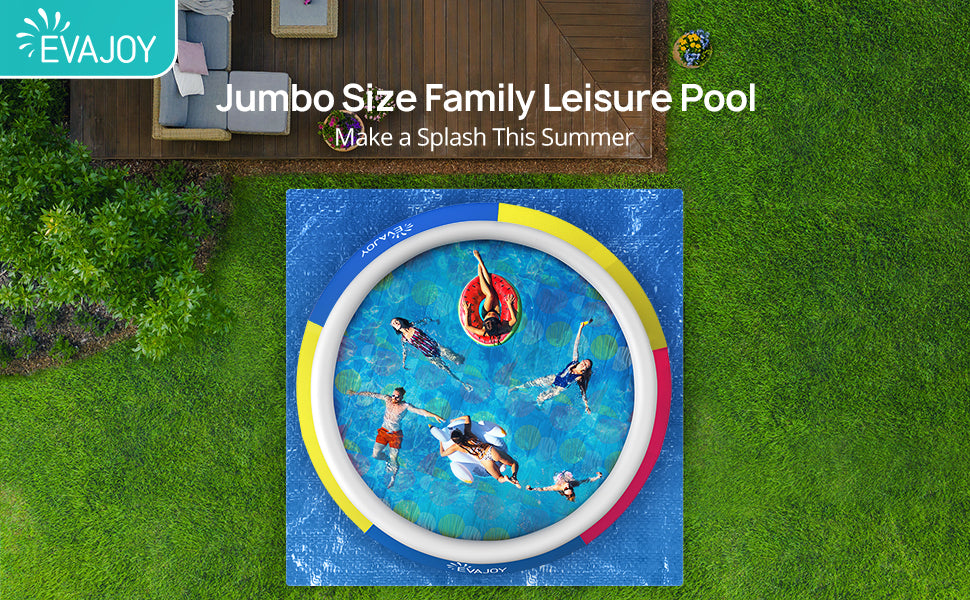15ft *35in Inflatable Swimming Pool Include
