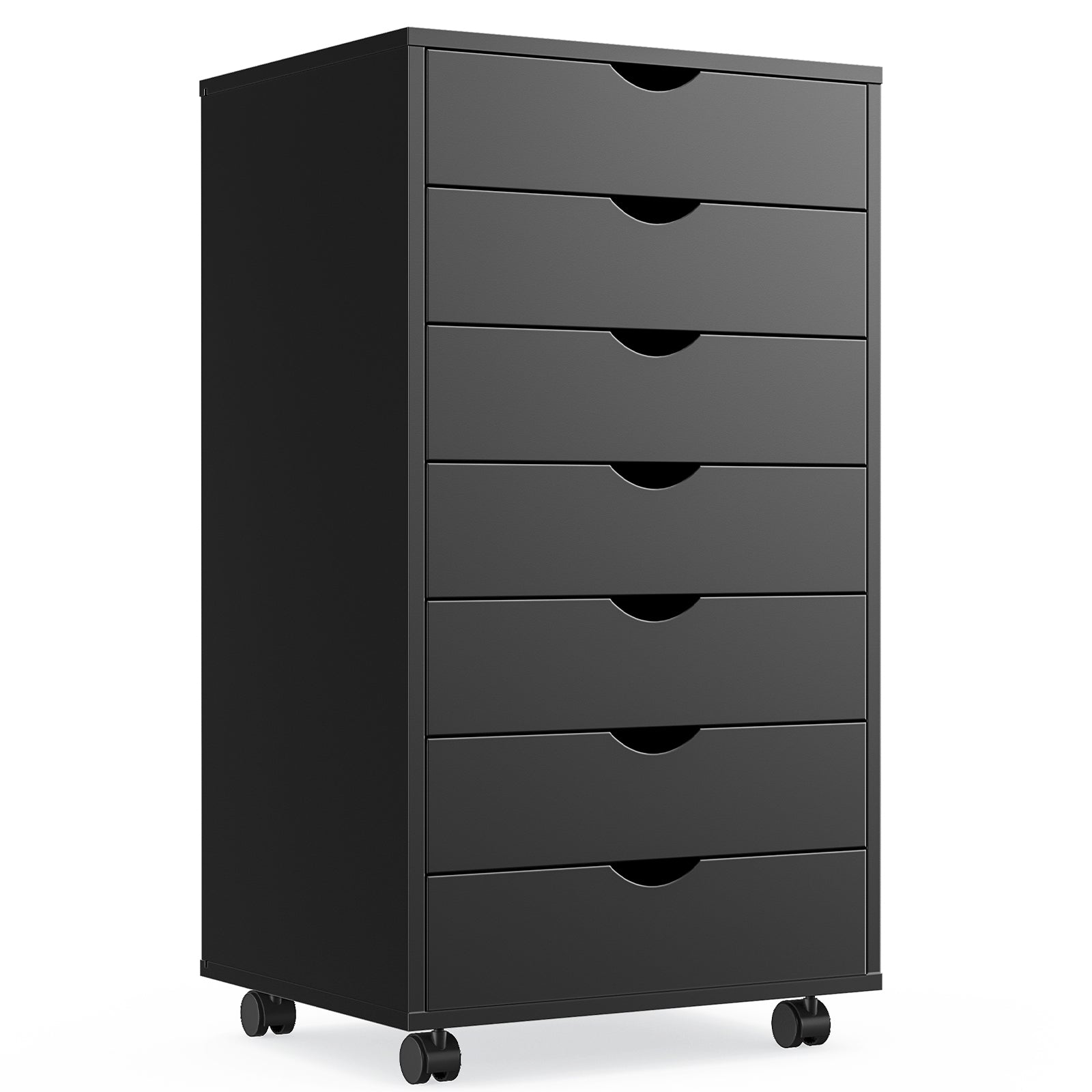 Sweetcrispy 7 Drawer Chest Storage Cabinets with