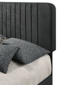 Lodi G0407 Fb Up Full Bedblack Black Foam Velvet