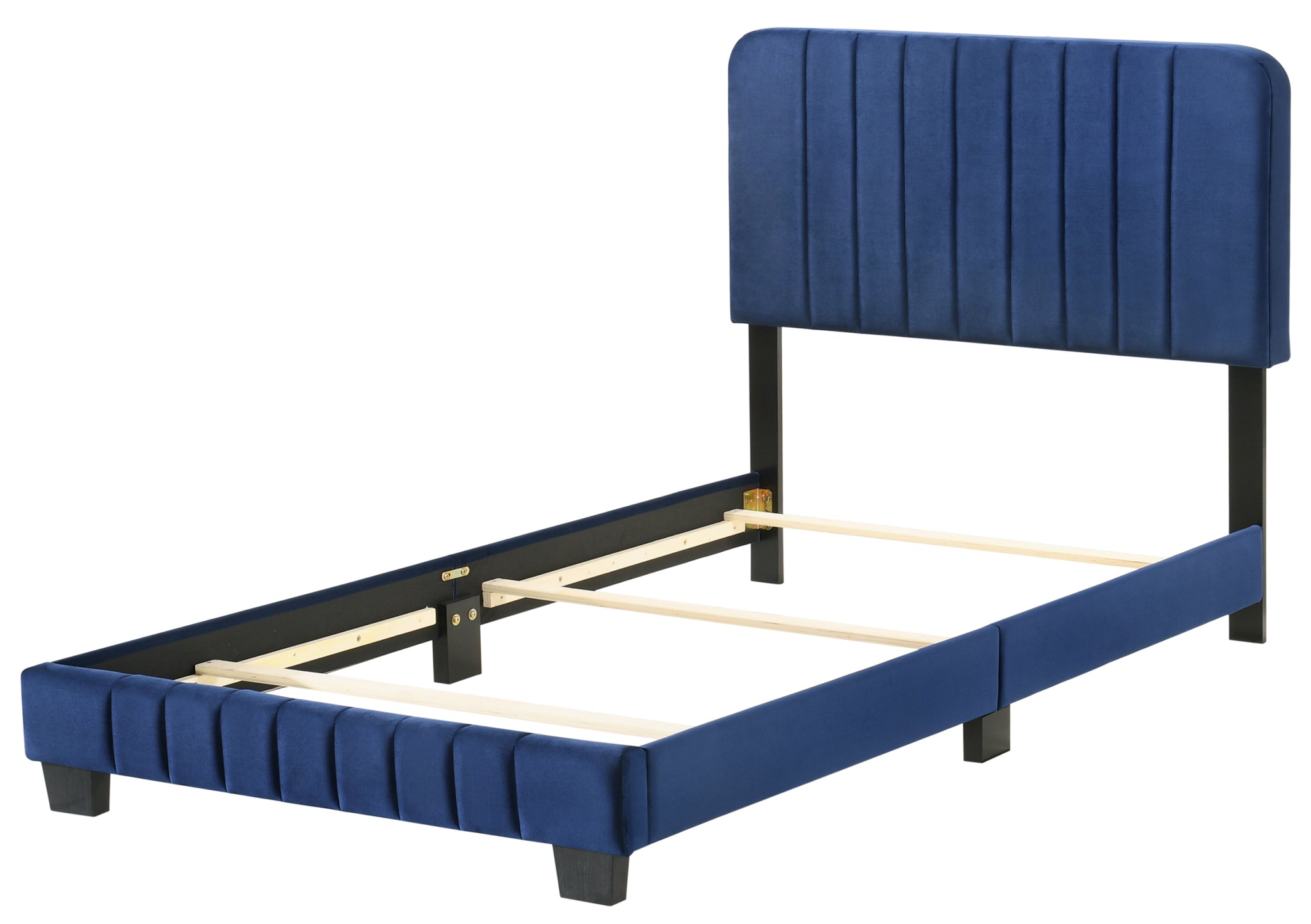 Lodi G0409 Tb Up Twin Bednavy Blue Navy Blue Foam Velvet