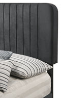 Lodi G0407 Tb Up Twin Bedblack Black Foam Velvet