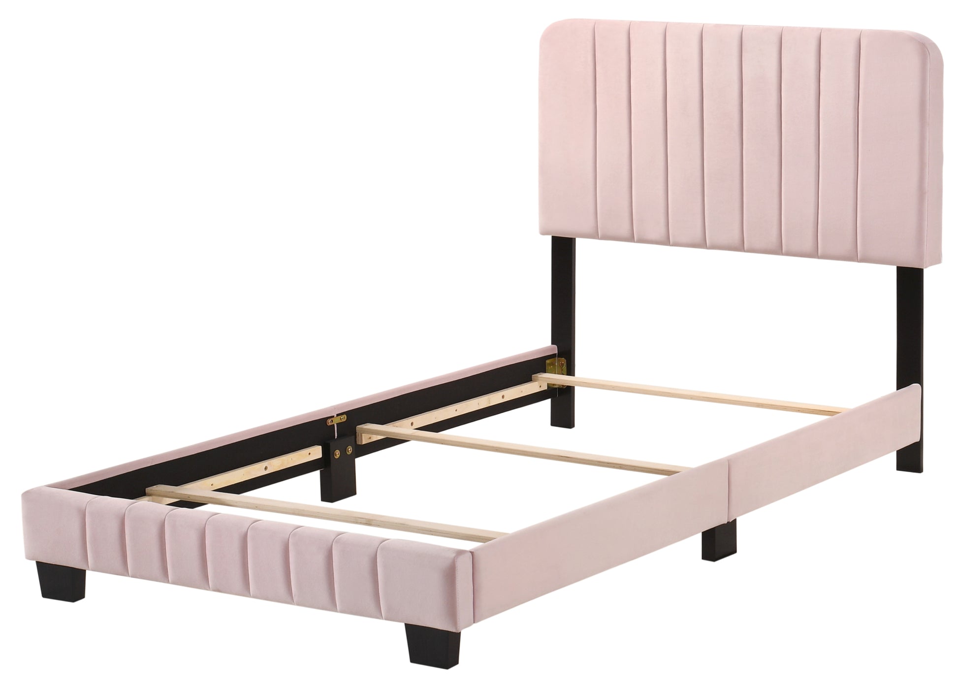 Lodi G0406 Tb Up Twin Bedpink Pink Foam Velvet