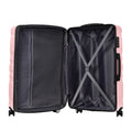 Luggage Sets Model Expandable Abs Hardshell 3Pcs Clearance Luggage Hardside Lightweight Durable Suitcase Sets Spinner Wheels Suitcase With Tsa Lock 20''24''28'' Pink Pink Black Abs
