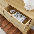 Drawer Bedroom Dresser, Wooden Antique Dresser, Tv Cabinet Bedroom Living Room Corridor Storage Dresser, Storage Box Drawer Cabinet, Six Drawer Cabinet Natural Wood Solid Wood Mdf