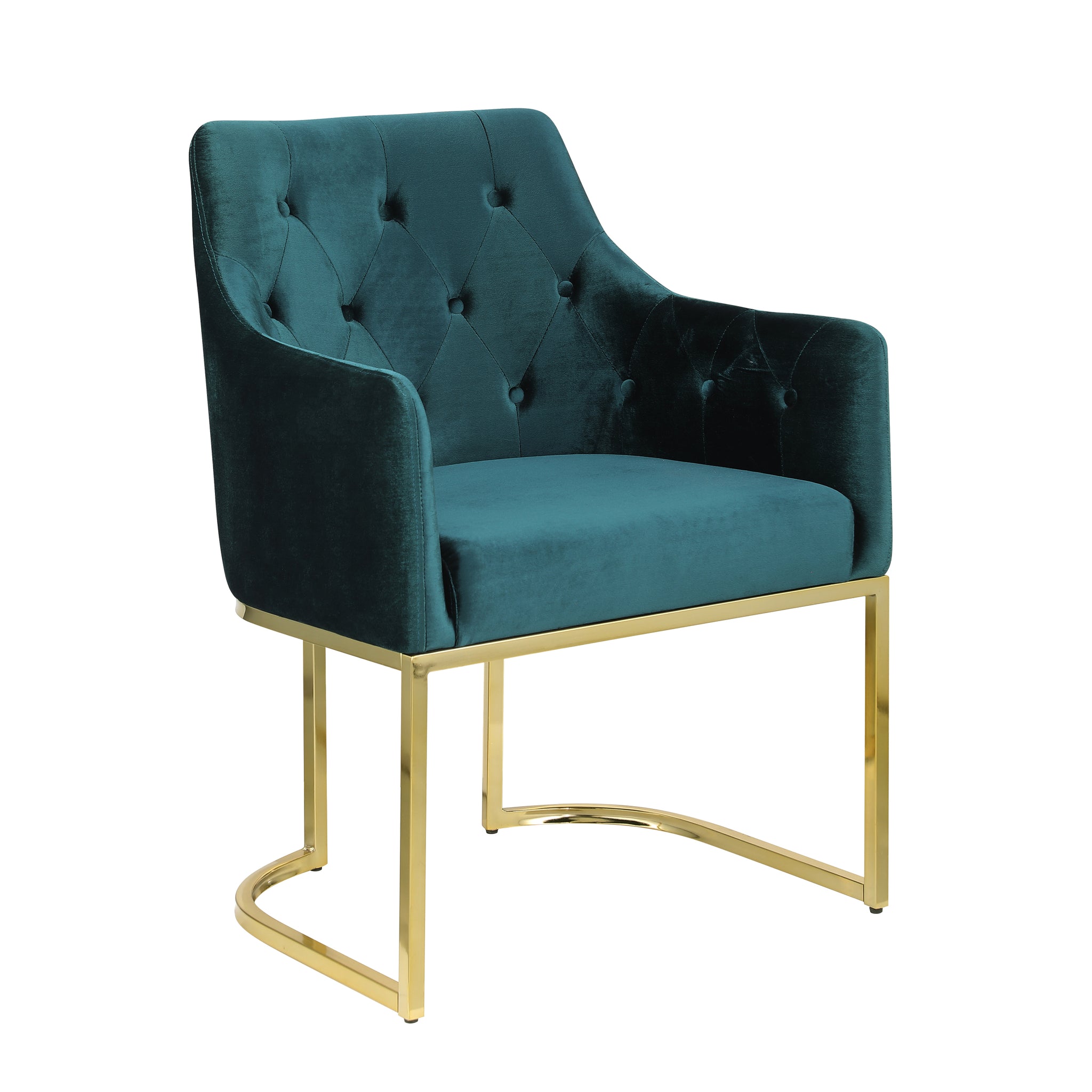 LOZENGE PLAID GOLD BASE ACCENT CHAIR blue-primary living