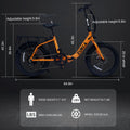 Electric Bike For Adults, 500W Motor 25Mph Max Speed, 48V 10Ah Removable Battery, 20