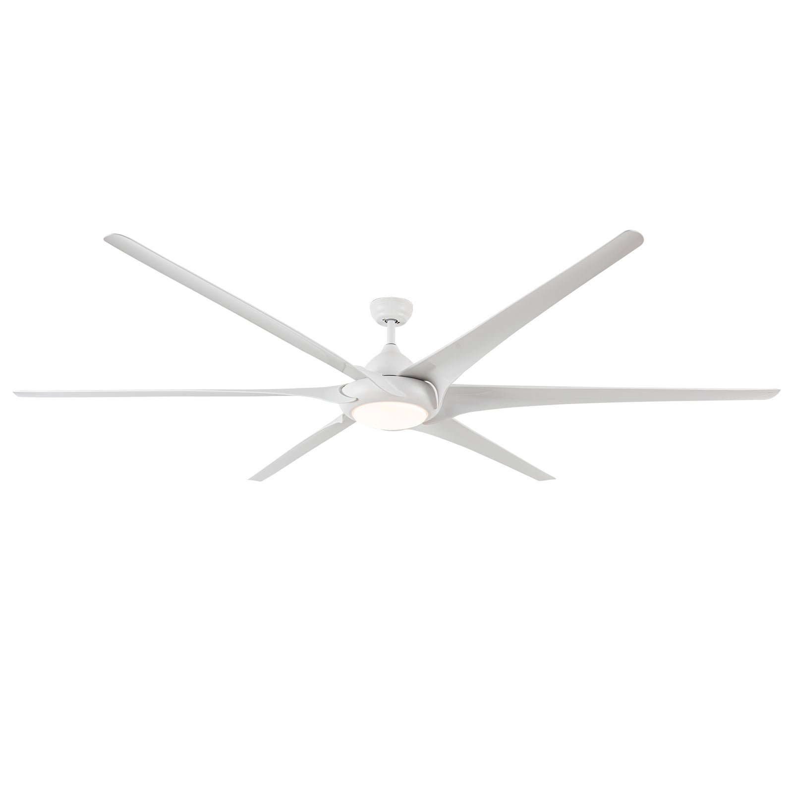 100" Ceiling Fans With Lights And Remote White Abs