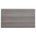 Modern Minimalist Gray Wood Grain Double Layered Rectangular Coffee Table,Tea Table.Mdf Material Is More Durable,Suitable For Living Room, Bedroom, And Study Room.19.6