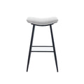 Counter Height Bar Stool Set Of 2 For Dining Room Kitchen Counter Island,Linen Fabric Upholstered Breakfast Stools With Footrest,Beige Gray Pale Blue Beige Kitchen Foam Dry Clean Modern Bar Stools Foam Linen