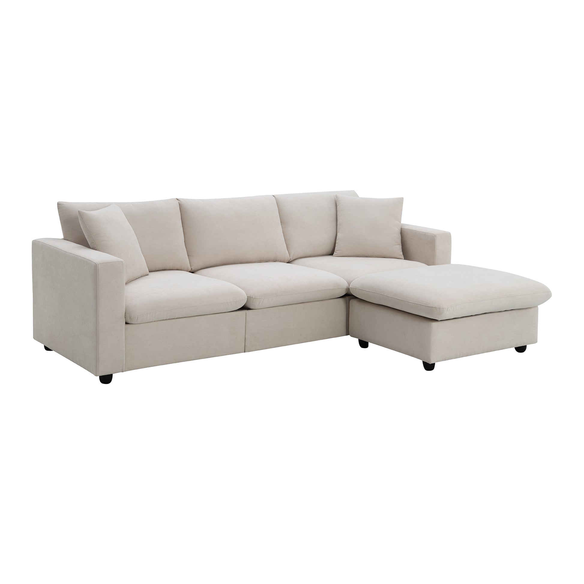 9023Aaa Package Beige Polyester 1 Seat